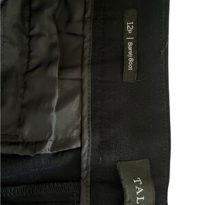 Talbots Black Barely-Boot Trousers